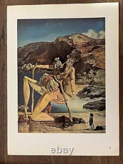 Salvador Dali Spectre De La Libido Limited Edition Lithograph 1957 Very Rare