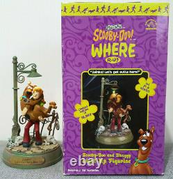 Scooby-Doo & Shaggy Light-Up Statue Limited Edition Applause 2000 Very Rare HTF