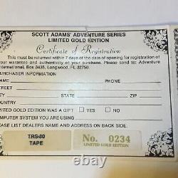 Scott Adams Limited Gold Edition Adventure Series TRS-80 Very Rare