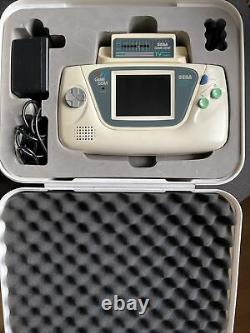 Sega Game Gear White Complete Edition Very Rare, Collectors, TV Tuner In Case