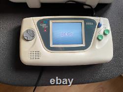 Sega Game Gear White Complete Edition Very Rare, Collectors, TV Tuner In Case