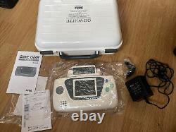 Sega Game Gear White Edition Very Rare, Collectors, TV Tuner In Case Complete