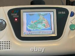 Sega Game Gear White Edition Very Rare, Collectors, TV Tuner In Case Complete