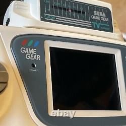 Sega Game Gear White Edition Very Rare, Collectors, TV Tuner In Case Complete
