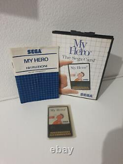 Sega Master System My Hero Card ITALIAN Variant Complete Very Rare