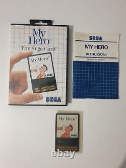 Sega Master System My Hero Card ITALIAN Variant Complete Very Rare