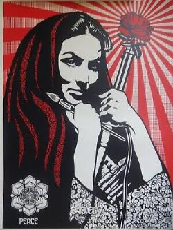 Shepard Fairey Revolutionary Woman 24x18. Limited edition. 2007. VERY RARE