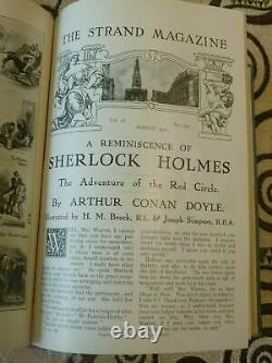 Sherlock Holmes 1st Edition Adventure Of The Red Circle Vol XLI Very Rare
