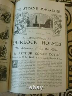 Sherlock Holmes 1st Edition Adventure Of The Red Circle Vol XLI Very Rare