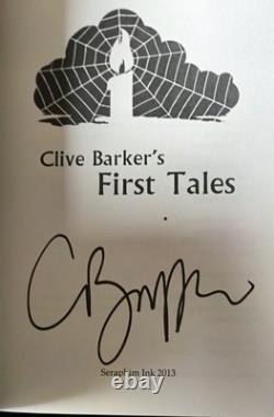 Signed 1st Edition Clive Barker First Tales Limited Ed HC. Very Rare