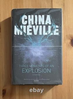 Signed 1st Edition Three Moments Of An Explosion China Miéville 2015 Very Rare
