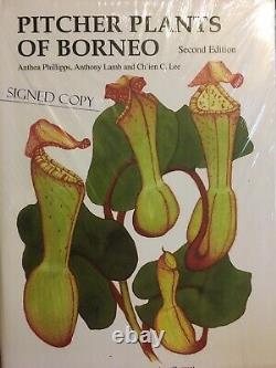 Signed Pitcher Plants Of Borneo 2nd Edition Anthea Phillips Very Rare