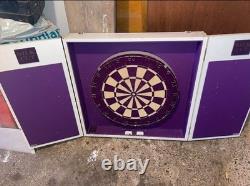 Silk cut Dartboard and cabinet Limited edition very rare