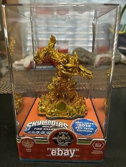 Skylanders Gold Fire Kraken 2013 Dev Team Edition Very RARE VHTF