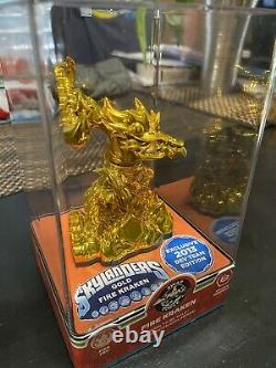 Skylanders Gold Fire Kraken 2013 Dev Team Edition Very RARE VHTF