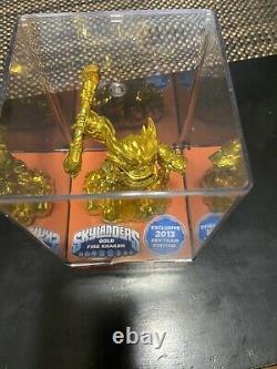 Skylanders Gold Fire Kraken 2013 Dev Team Edition Very RARE VHTF