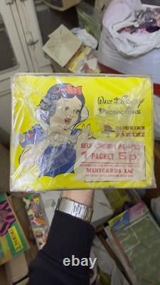 Snow white panini sticker box contain 150 packs very rare edition