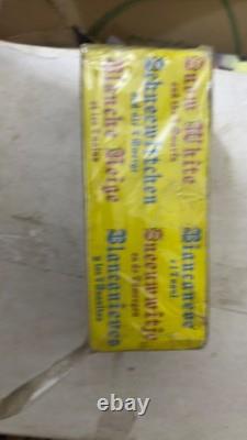 Snow white panini sticker box contain 150 packs very rare edition