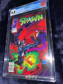 Spawn 1 Variant Newsstand CGC 9.8 Very Very Rare Low Print HoT! WHITE PAGES