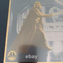 Star Wars 20yrs 24k Gold Card Darth Vs Obi Wan #251/500 Ltd Edition Very Rare