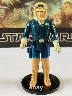 Star Wars Vintage 1980 HAN SOLO HOTH VERY RARE MOLDED LEGS VARIANT