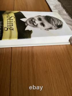Sting broken music hb book 1st edition hand signed 2003 U. S. 1st print very rare