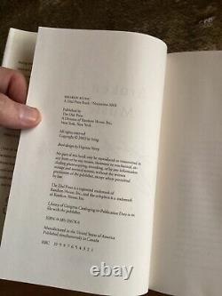 Sting broken music hb book 1st edition hand signed 2003 U. S. 1st print very rare