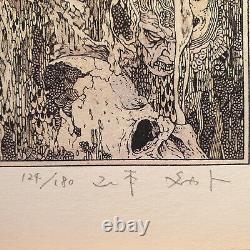 TAKATO YAMAMOTO/Curtain of Night/Lim. Edition Print 124 of 180/Signed VERY RARE