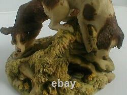 TEVIOTDALE, Limited Edition SPRINGER SPANIELS, 1981 Made in Scotland, Very Rare