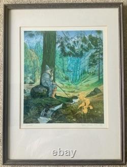 TOLKIEN / LORD OF THE RINGS / ROGER GARLAND SIGNED Ltd Edition Print # Very Rare