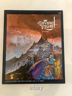 TSR Fantasy Board Game DIVINE RIGHT (VERY RARE 1ST EDITION). Unused