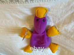 TY Beanie Babies Pattie the Platypus 1st edition very rare great condition