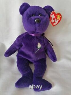 TY Princess Diana Bear 1st Edition PVC Early Edition Very Rare