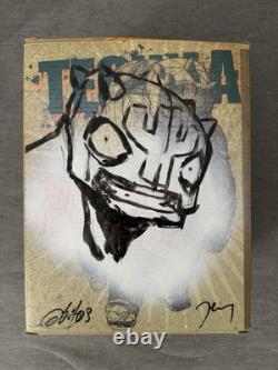Tequila 8 RAW EDITION Vinyl Toy LE 50 VERY RARE Muttpop Unique Box Art Signed