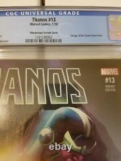 Thanos #13 Cgc 9.6 125 Albuquerque Variant 1st Cosmic Ghost Rider Very Rare