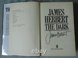 The Dark James Herbert Signed, Limited New English Library Edition Very Rare