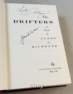 The Drifters-James A. Michener-SIGNED-TRUE First/1st Edition with Org DJ-VERY RARE