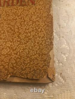 The Old Garden Antique Book 1888 Poetry With Lithography Very Rare Edition 1st