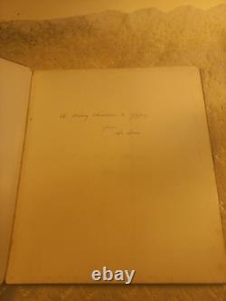The Old Garden Antique Book 1888 Poetry With Lithography Very Rare Edition 1st