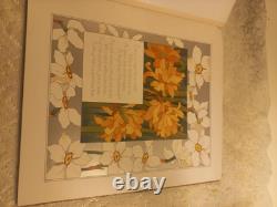 The Old Garden Antique Book 1888 Poetry With Lithography Very Rare Edition 1st