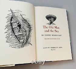 The Old Man And The Sea-Ernest Hemingway-First/1st Illustrated Edition-VERY RARE