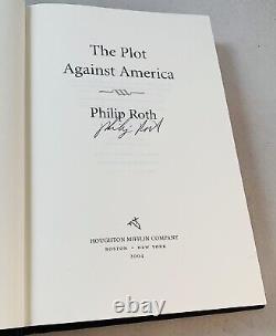 The Plot Against America-Philip Roth-SIGNED! -TRUE First/1st Edition! -VERY RARE