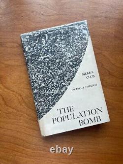 The Population Bomb by Paul Ehrlich FIRST EDITION in scarce dustjacket VERY RARE