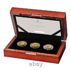 The Royal Mint Through Time Very Rare Three Gold Coin Set Edition Limit 99 Only