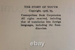 The STORY OF YOUTH by Lothrop Stoddard 1928 Very RARE 1st edition with Dust Jacket