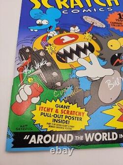 The Simpsons Itchy & Scratchy Comic Issue 1 Signed Very Rare Limited Edition