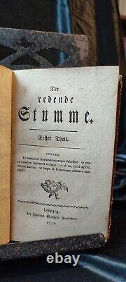 The Talking Mute, Very Rare Edition 1771, Floor, B. G. L