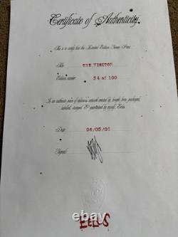 The Visitor Eelus Signed Numbered Edition Of 100 Very Rare