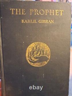 The prophet kahlil gibran1st Edition 40th Printing Excellent Very Very Rare