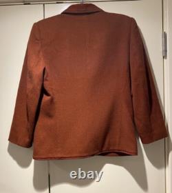 Thierry Mugler Edition Very Rare Vintage Wool Jacket Size 7a3, 8/10 Uk